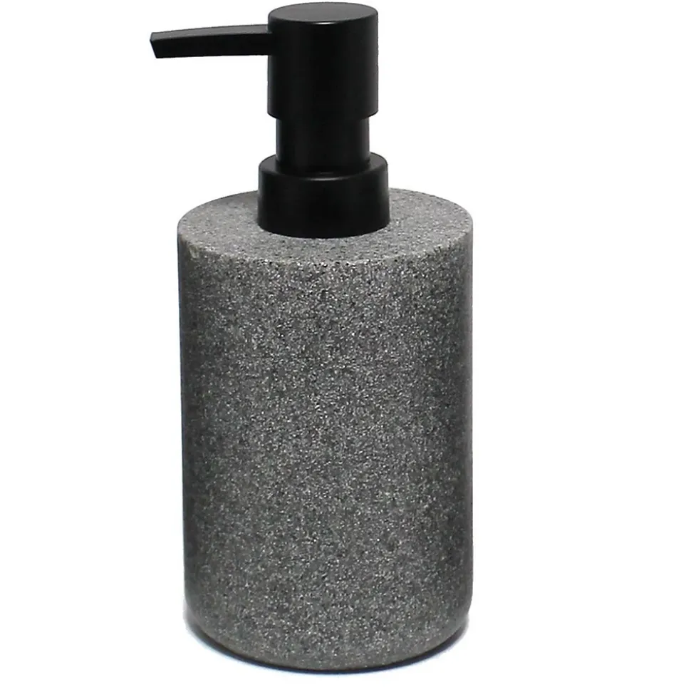 Distributeur de Savon "Granite" 16cm Gris