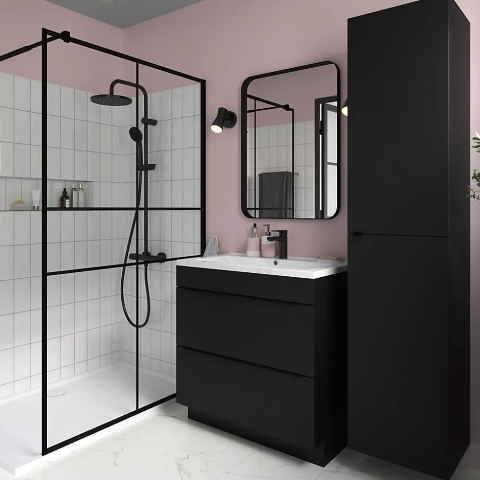 Distributeur de savon Koros blanc et nude GoodHome