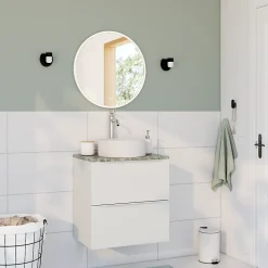 Distributeur de savon Koros blanc et nude GoodHome