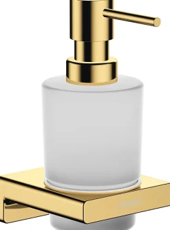 Distributeur de savon liquide aspect doré poli Addstoris Hansgrohe