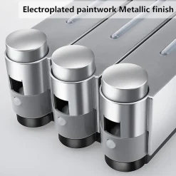 Distributeur de savon mural, adapté au gel douche dans les salles de bains, toilettes, bureaux, hôtels et autres lieux