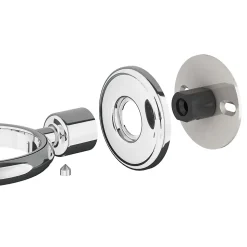 Distributeur de savon mural acier inoxydable chromé Endell GoodHome