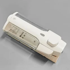 Distributeur de Savon Mural Manuel pour Maison, Bain, Cuisine, hôtel, Restaurant (Blanc-2 Pièce)