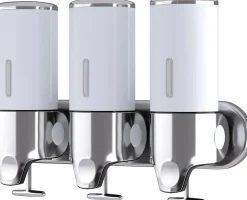 Distributeur de savon mural 3 en 1 de 1500 ml blanc