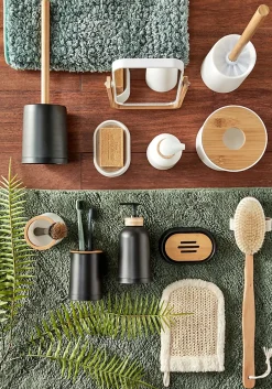 Distributeur de savon noir et bambou, Future Home Prima