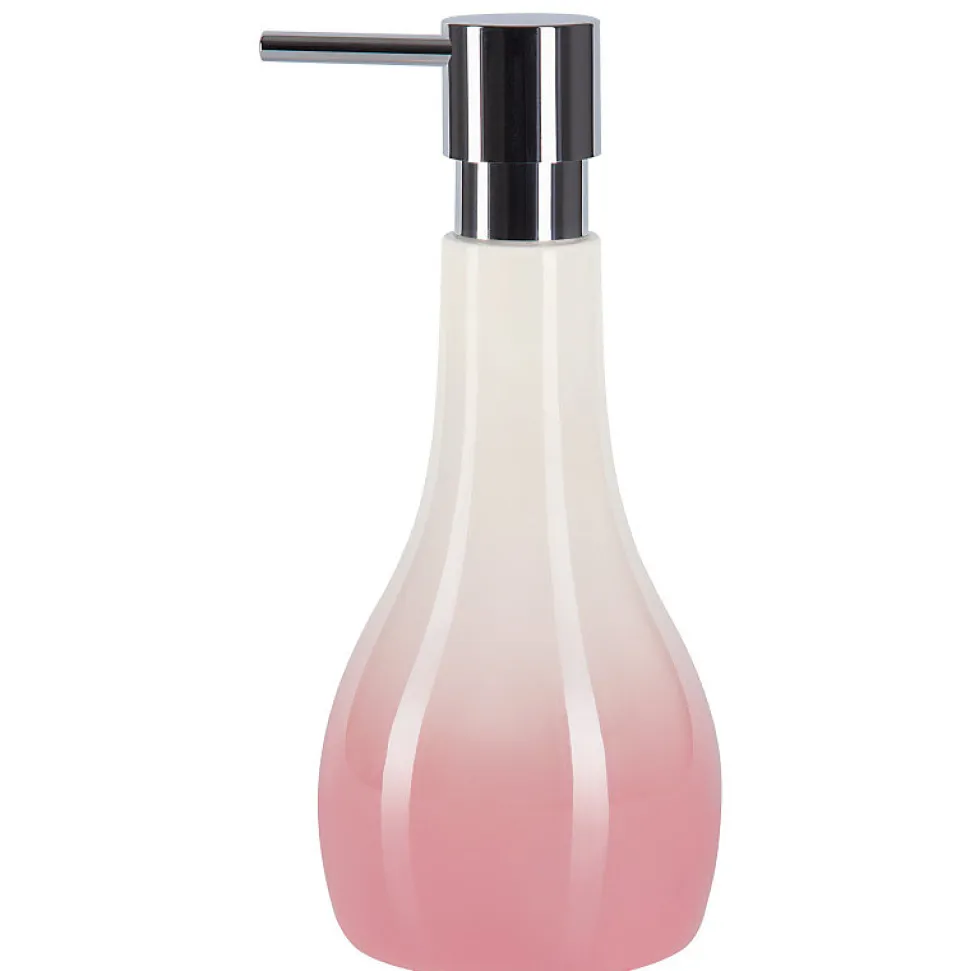 Distributeur de savon Porcelaine BALI Rose Spirella