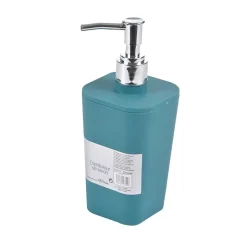 Distributeur de Savon Soft Touch "Vitamine II" 17cm Bleu émeraude