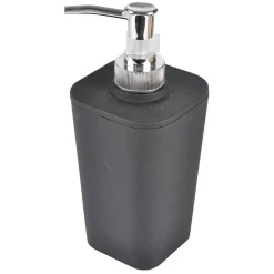 Distributeur de Savon Soft Touch "Vitamine II" 17cm Noir