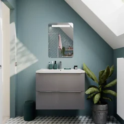 Distributeur de savon vert pinède 200 ml Ø8 x H.8 cm, GoodHome Kina