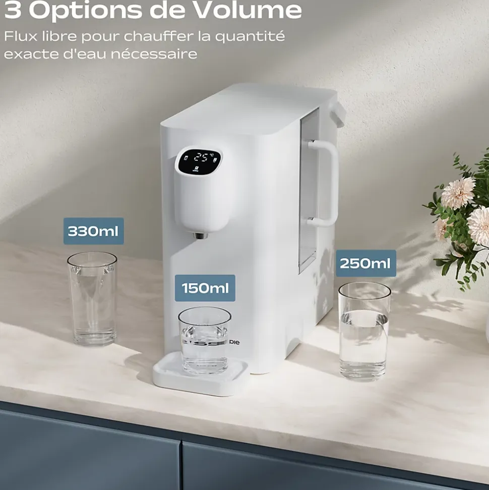 Distributeur d'Eau Chauffage Instantanée Fontaine à Eau Osmoseur Inverse Filtration RO Purificateur d'eau SusGreenable
