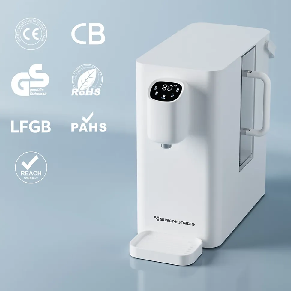 Distributeur d'Eau Chauffage Instantanée Fontaine à Eau Osmoseur Inverse Filtration RO Purificateur d'eau SusGreenable