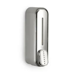 Distributeur Mural De Gel Savon 350Ml En Résine Chromée Mullet