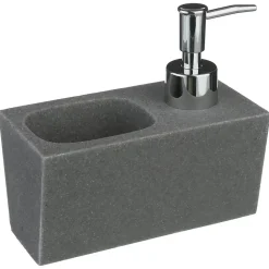 Distributeur savon avec éponge 170ml Noir - 5Five