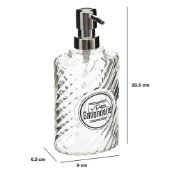 Distributeur Savon Verre Box - Gris- 5five