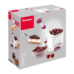 Dénoyauteur Cherry à cerises et à olives Blanc