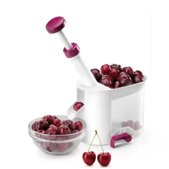 Dénoyauteur Cherry à cerises et à olives Blanc