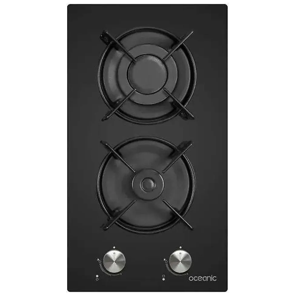 Domino gaz OCEANIC - Verre - Noir