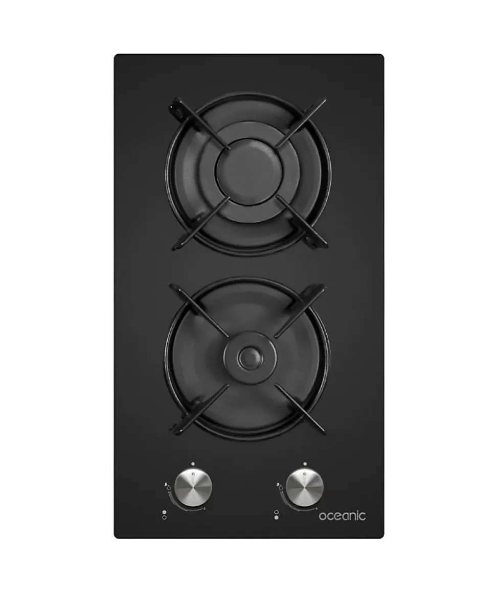 Domino gaz OCEANIC - Verre - Noir