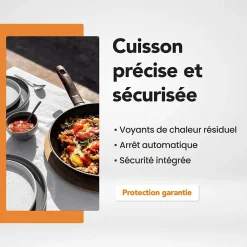 Domino Induction Manettes 2 Foyers - 3600W