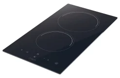 Domino vitrocéramique 30cm 2 foyers noir Candy CDH30 smart