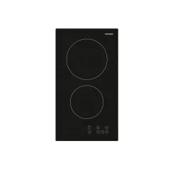 Domino vitrocéramique 30cm 3000w noir Telefunken TKDV2T