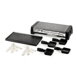 DOMO DO9189G Appareil a raclette 8 personnes - Noir