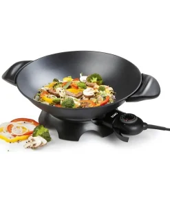 DOMO DO8708W Wok électrique - Noir
