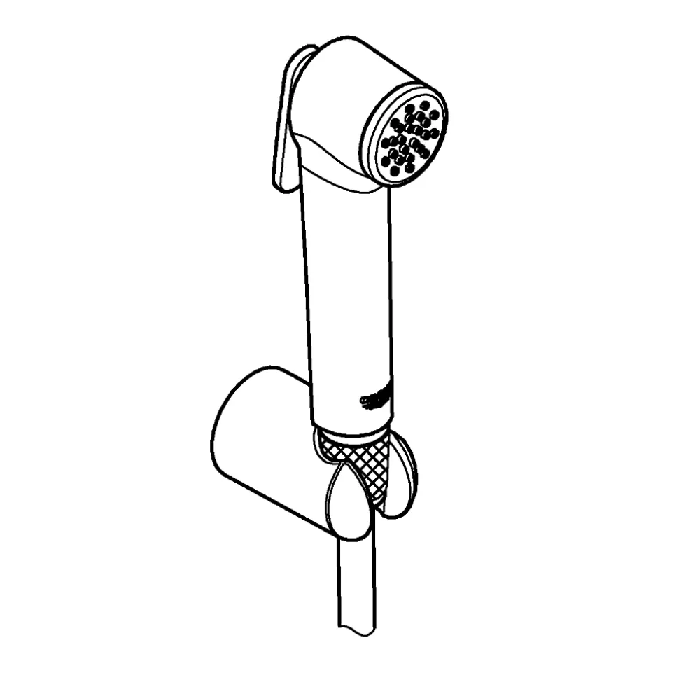 Douchette WC chromé Vitalio Trigger Spray 30 Grohe