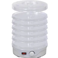 Déshydrateur avec 6 plateaux empilables (ronds)