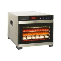 Déshydrateur fruits et légumes 6 plateaux inox Kitchen Chef SECCO6PRO