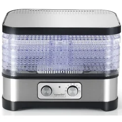 Déshydrateur fruits et légumes 5 plateaux 400w Kitchen Chef SECCO.5.MECA
