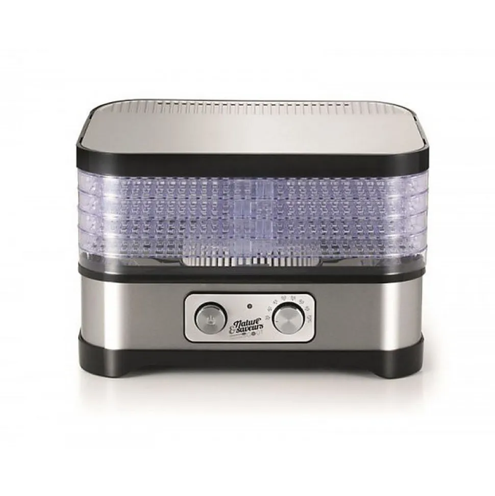 Déshydrateur fruits et légumes 5 plateaux 400w Nature&saveurs NS D5MECA