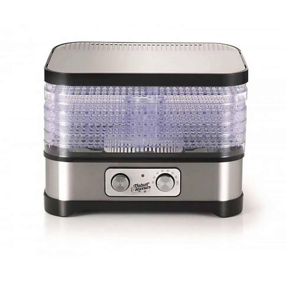 Déshydrateur fruits et légumes 5 plateaux 400w Nature&saveurs NS D5MECA