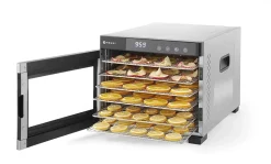Déshydrateur Profi Line 6 plateaux - 230V/650W - 340x450x(H)311 mm - Hendi