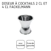 Duo cocktails avec shaker et doseur à alcool inox Fackelmann Bar Concept
