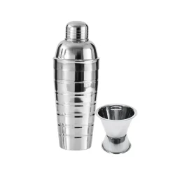 Duo cocktails avec shaker et doseur à alcool inox Fackelmann Bar Concept