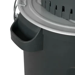 EBERTH Moulin à Céréales Électrique, Réservoir de 60 L et Trémie de 13 litres, Moteur Puissant 1300W, 400kg/h, 5 Tamis inclus