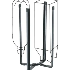 Egouttoir à bouteilles en métal Stand