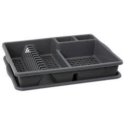 Egouttoir 1 niveau en plastique - Anthracite- 5five