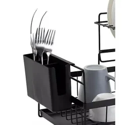 Egouttoir à vaisselle à deux niveaux 43 x 29 x 27 cm