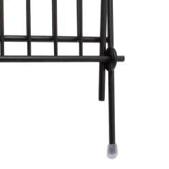 Egouttoir à vaisselle métal et plastique avec bac noir Box & Beyond