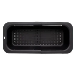 Egouttoir à vaisselle panier extensible noir l. 21 x L. 34,5 x H. 9,5 cm Box & Beyond