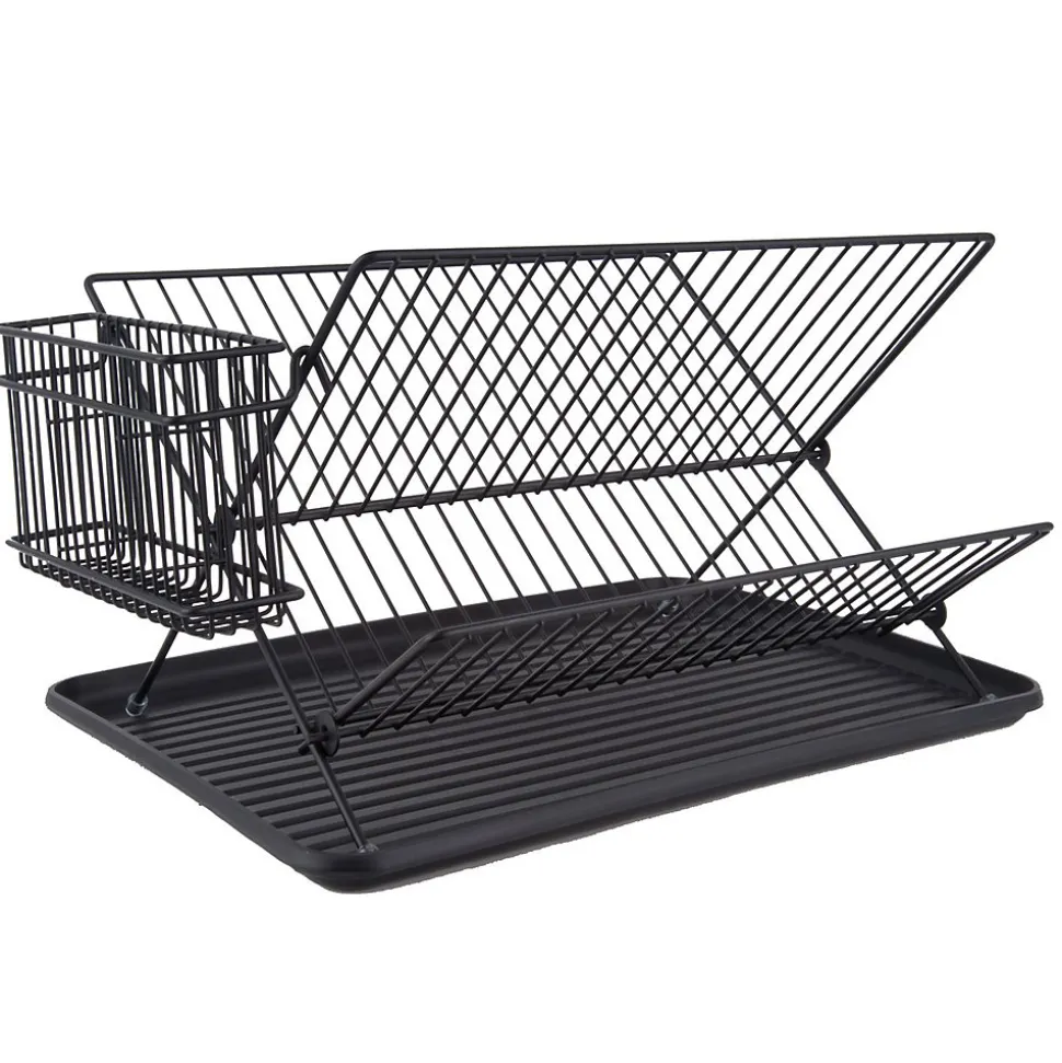 Egouttoir avec bac Lena - Métal filaire