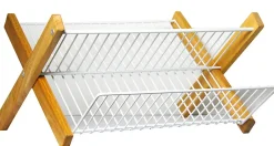 Egouttoir pliable cadre en bois Metaltex 321845 lilly