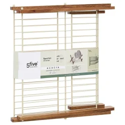 Egouttoir pliant Acacia beige - Beige- 5five