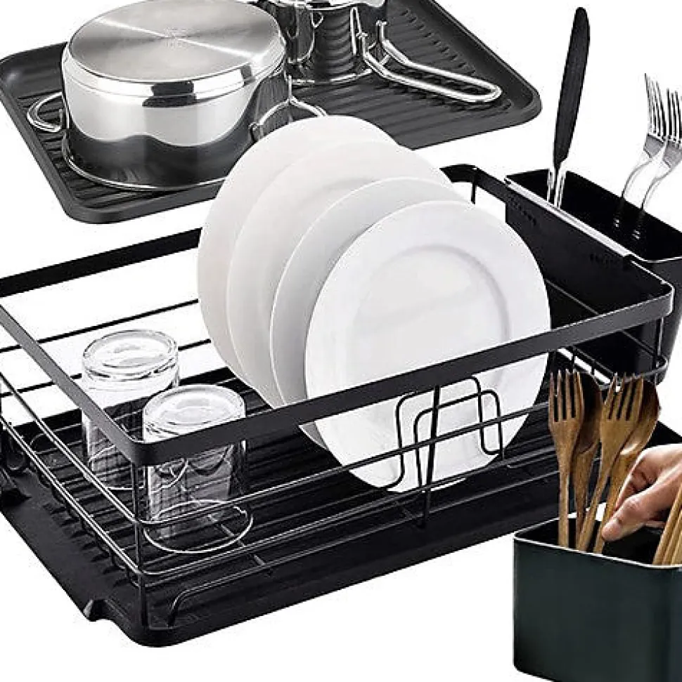 Egouttoir Sèche-vaisselle sur pied 44 x 31,5 x 13,5 cm