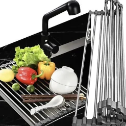 Egouttoir Sèche-vaisselle/égouttoir - escamotable 29,5 x 47,8 cm