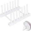 Egouttoir Support à Vaisselle en Plastique 17 x 12 x 9 cm blanc