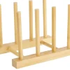 Egouttoir Vaisselle en Bois 3 rangements