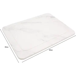 Egouttoir à vaisselle en diatomite blanc l. 40 x L. 30 x Ep. 9 mm Box & Beyond